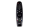 LG Magic Control AN-MR18BA - Mando a Distancia (Reconocimiento de Voz, apunta y navega, Rueda de Scroll, Botones Netflix y Amazon, Teclado numérico) Color Negro