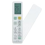 Mando a Distancia Universal para Aire Acondicionado, Mando a Distancia de Repuesto para Aire Acondicionado, Enfriar y Calentar Calor, para Mitsubishi Samsung Gree Midea Fujitsu etc. Blanco.