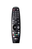 LG Magic Control - Mando a Distancia para Smart TV LG 2020 (Reconocimiento de Voz, apunta y navega, Rueda de Scroll, Teclado numérico, Botones Netflix, Prime Video y Rakuten TV) Color Negro