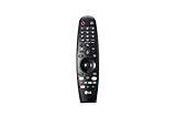 LG Magic Control AN-MR19BA - Mando a distancia (añade Amazon Alexa a tu tele LG, Reconocimiento de voz, apunta y navega, rueda de scroll, botones Netflix y Amazon, teclado numérico) color Negro
