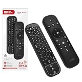 GREVA Ratón de Aire Inalámbrico, Mando con Teclado, Mini Teclado con Touchpad y Ratón para Android TV Box, Mando a Distancia Inalámbrico Bluetooth para Smart TV, Proyector, Reproductor Multimedia